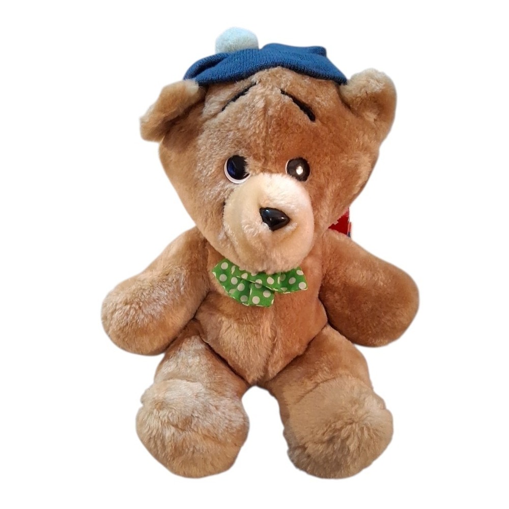 VTG Animal Fair Ted E. Bear Who Slept Through Christmas 18" Plush Original 1981